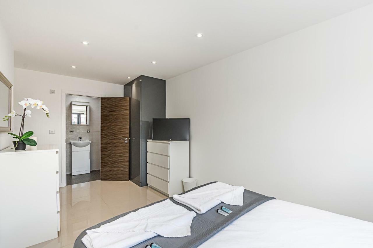 Modern Apartment Canary Wharf Londen Buitenkant foto
