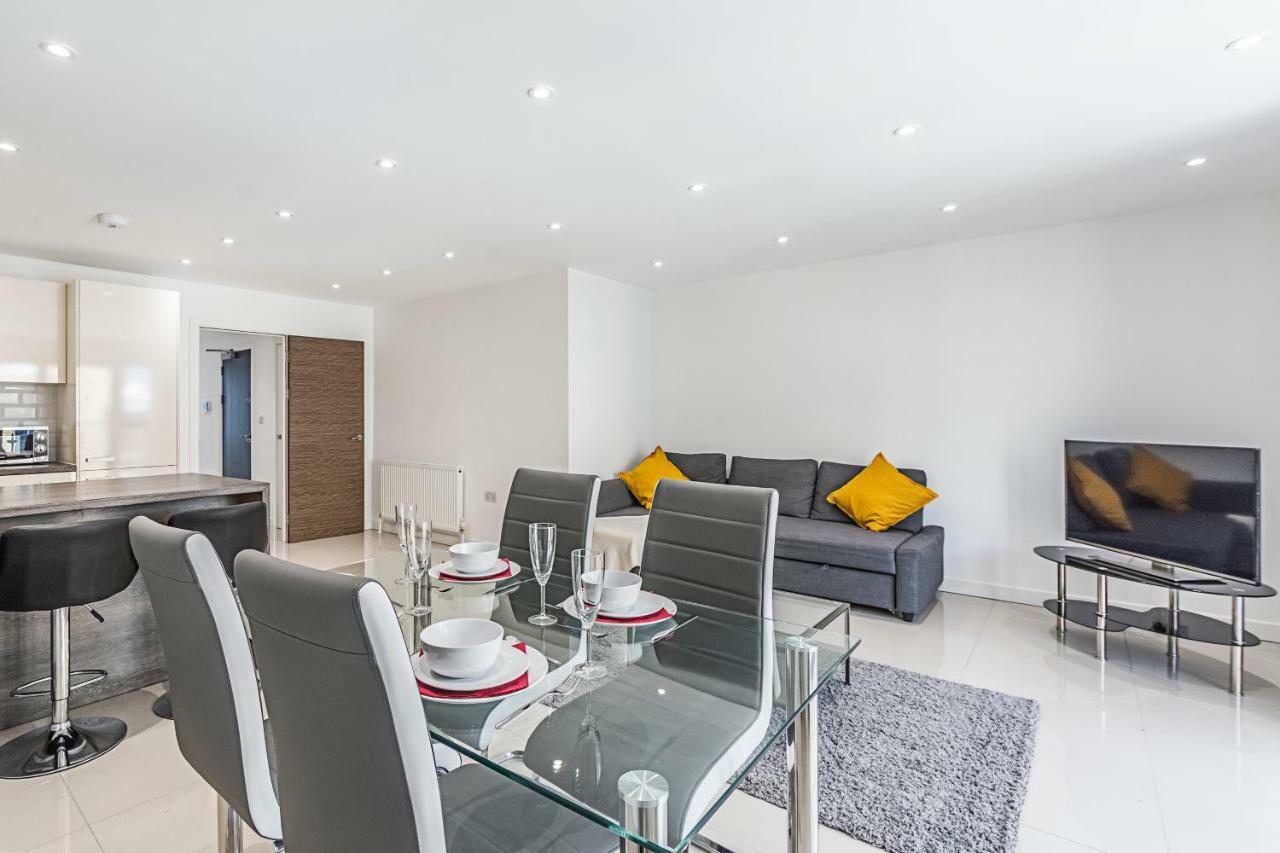 Modern Apartment Canary Wharf Londen Buitenkant foto
